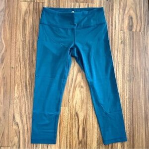 90 Degree By Reflex Navy Blue Capri Leggings